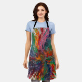 Tablier Roue de spectre de couleurs (Porté)