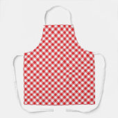 Tablier Rouge Classique Et Blanc En vichy    PlaidApron (Recto)