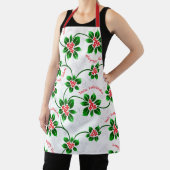 Tablier Rouge de Noël Holly Mele Kalikimaka (Insitu)