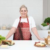 Tablier Rouge élégant, fonctionnel pour chaque occasion