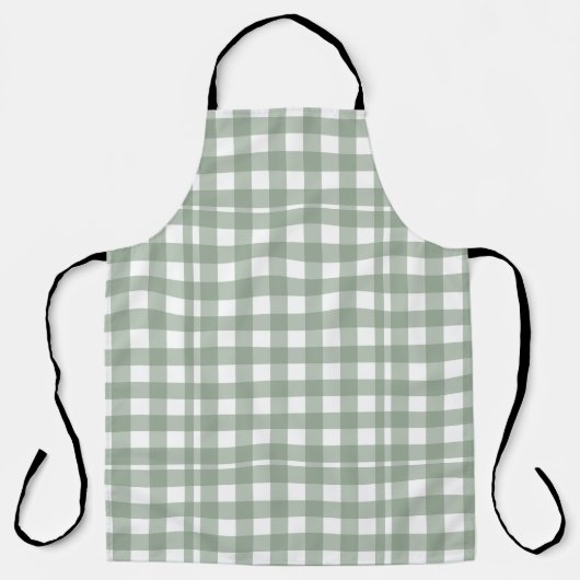 Tablier rouge et bleu plaid (Recto)