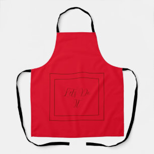 Tablier Rouge Permet de le faire sur toute la surface d'im