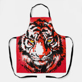 Tablier rouge réaliste (Recto)