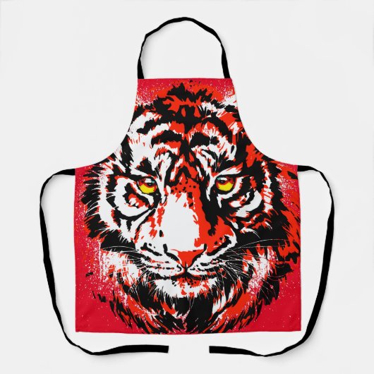 Tablier rouge réaliste (Recto)