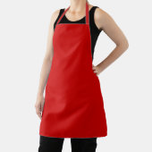 Tablier Rouge-rouge, fête rouge, couleur unie, (Insitu)