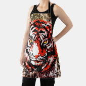Tablier rouge - Tiger rouge - Tiger rouge Tiger Tê (Insitu)