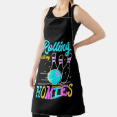 Tablier Rouler avec mes potes de quilles jouant (Insitu)