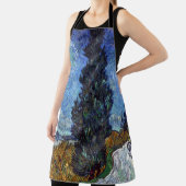 Tablier Route avec cyprès de Van Gogh Impressionnisme (Insitu)