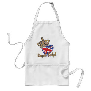 Tablier Royal Baby UK Heart Flag