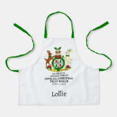 Tablier Royal Christmas Treat Baker Custom Kids Apron (Recto)