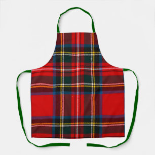 Tablier Royal Stewart Red Plaid Green Strat