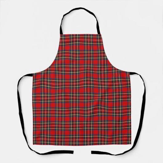 Tablier Royal Stewart Tartan Plaid Scottish Motif (Recto)