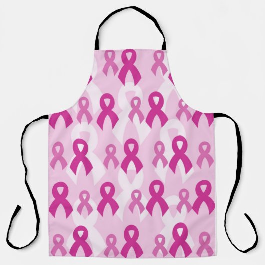 Tablier Rubans roses/Lumière...Cancer du sein (Recto)