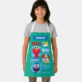 Tablier Rue Sésame | Elmo, Tango, & Grover Park Graphic (Insitu)