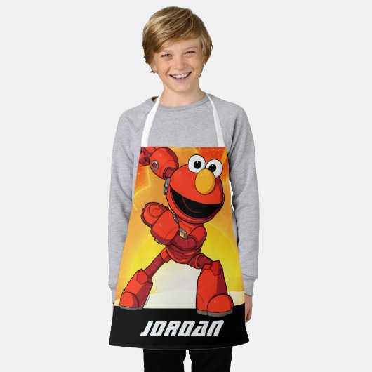 Tablier Rue Sésame | Mécaniciens Elmo | Ajouter un nom (Porté)