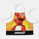 Tablier Rue Sésame | Mécaniciens Elmo | Ajouter un nom (Recto)