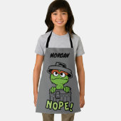 Tablier Rue Sésame | Oscar le Grouch Nope! | Ajouter un no (Insitu)