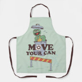 Tablier Rue Sésame | Oscar the Grouch Move Your Can (Recto)