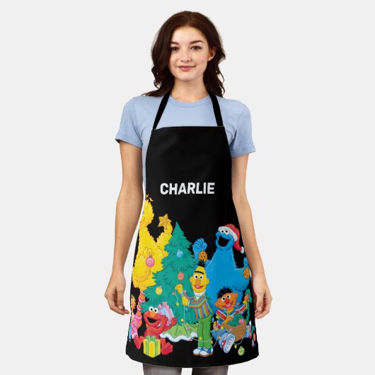 Tablier Rue Sésame | Pals de Noël (Porté)