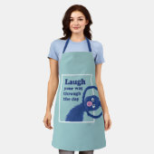 Tablier Rue Sésame | Rire à travers la journée (Porté)