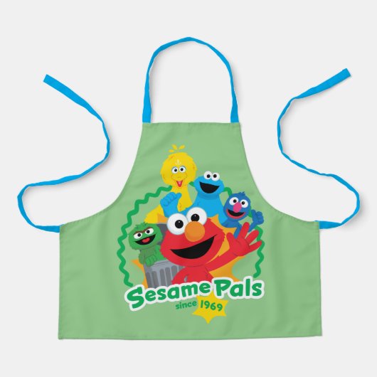 Tablier Rue Sésame | Sesame Pals depuis 1969 (Recto)