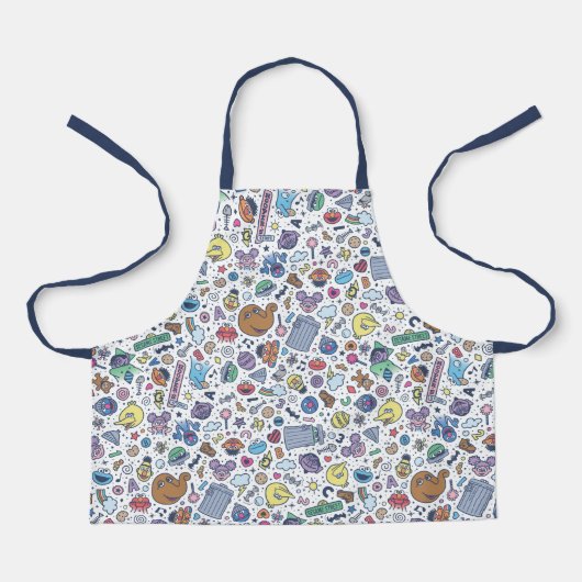 Tablier Rue Sésame | Sesame Pals DoodMotif (Recto)