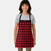 Tablier Russe Buffalo Plaid Holiday Custom (Insitu)