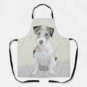 Tablier Russell Terrier Peinture rugueuse - Art Chien orig (Recto)