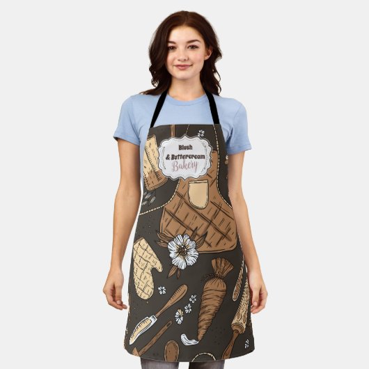 Tablier Rustic Baking Business (Porté)