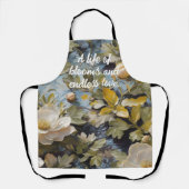 Tablier Rustic Blooms des cadeaux de retraite personnalisé (Recto)