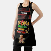 Tablier Rustic Buffalo Plaid Cookie Baking Team Captain  (Insitu)