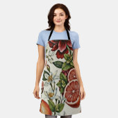 Tablier Rustic Citrus Floral summer (Porté)