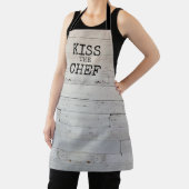 Tablier Rustic Funny Embrasse le chef (Insitu)