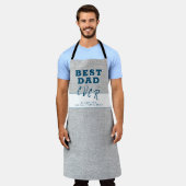 Tablier Rustic Grey Fête du Père du Père (Porté)