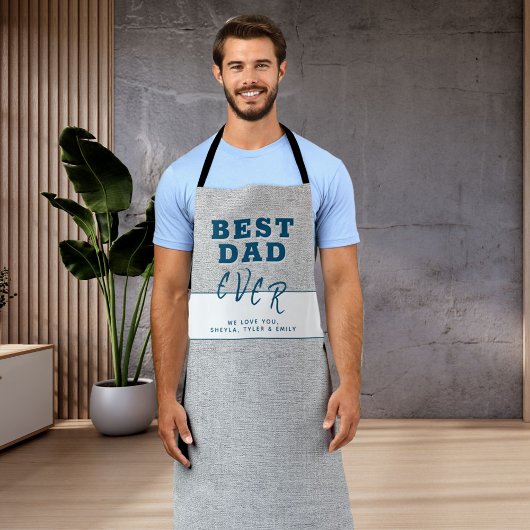 Tablier Rustic Grey Fête du Père du Père