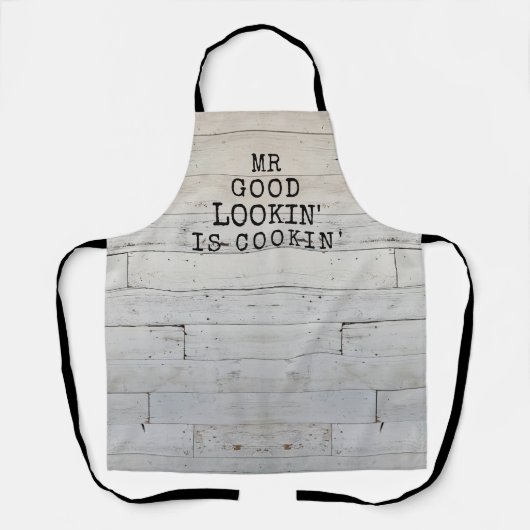 Tablier Rustic Wood Drôle M. Good Lookin (Recto)