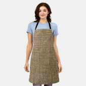 Tablier Rustique Burlap - Style Agricole Nature (Porté)
