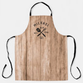 Tablier Rustique moderne MEILLEUR DAD JAMAIS Cool Retro Wo (Recto)