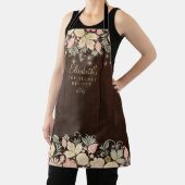 Tablier rustique pays élégant chef de cuisine florale (Insitu)