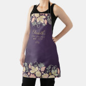 Tablier rustique pays élégant chef de cuisine florale (Insitu)