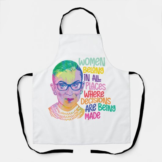 Tablier Ruth Bader Ginsburg Femmes Dans Tous Les Endroits (Recto)