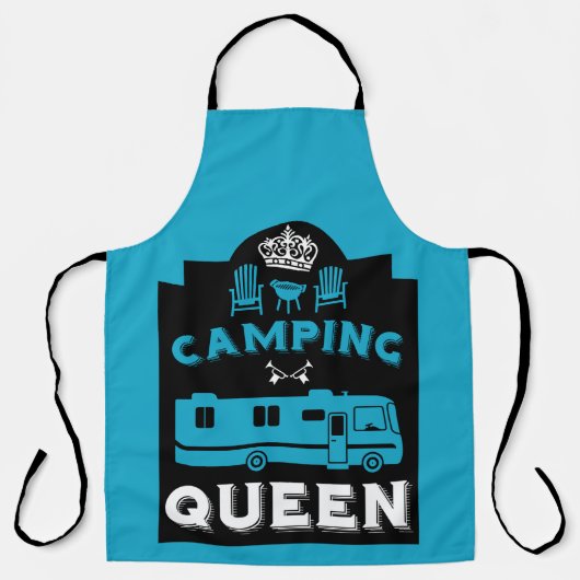Tablier RV Camping Queen USA (Recto)