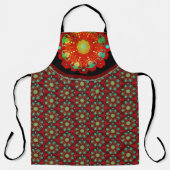 Tablier Rythmes primaires Mandala Motif (Recto)