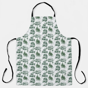 Tablier Sac cadeau de Noël pour voyage de vacances vert