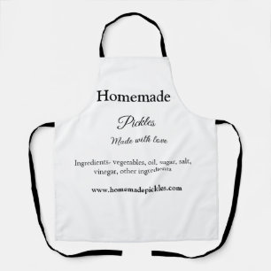Tablier Sachets maison faits avec amour ajouter texte site