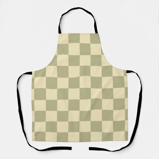 Tablier Sage Checkerboard (Recto)