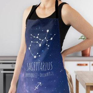 Tablier Saggitarius Constellation Zodiaque personnalisée
