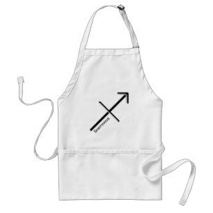Tablier SAGITTARIUS, Conception abstraite du signe zodiaqu