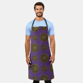 Tablier Sagittarius Mandala All-Over Print Apron (Porté)