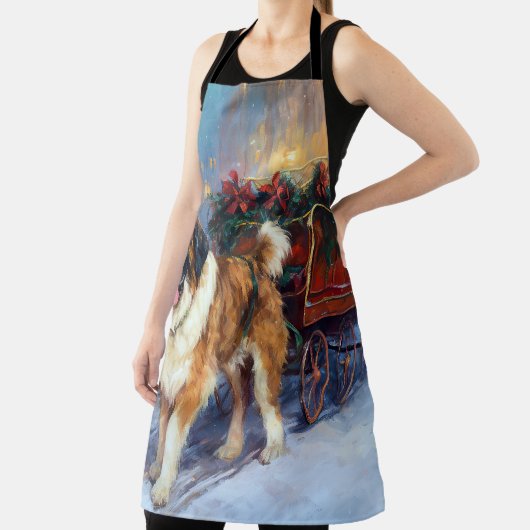 Tablier Saint Bernard Christmas Festive (Insitu)